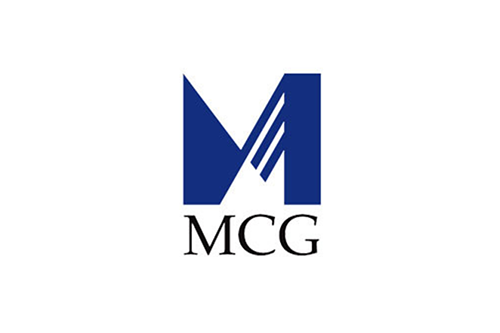 Logo for MCG capital.