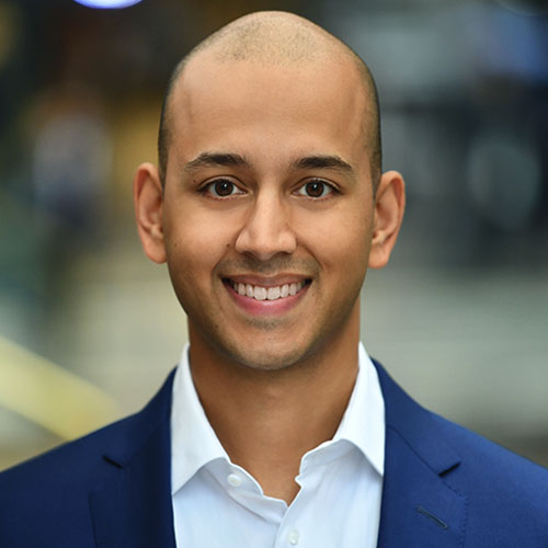 Headshot of Nikhil Bhat.