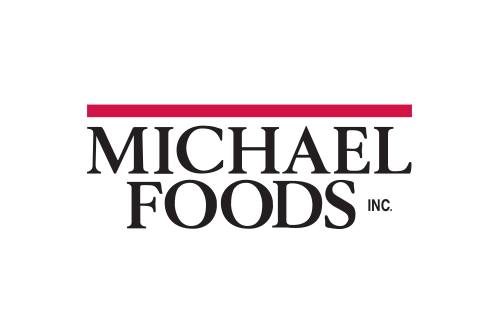 Logo for Michael Foods.