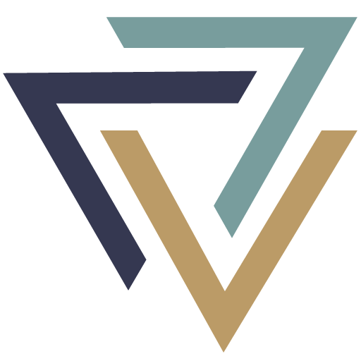 Tri-color Vestar logo.